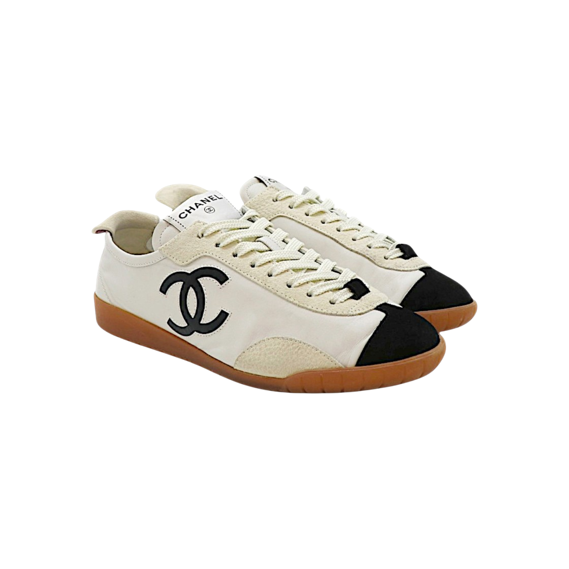 ITEP4RWFJTHI Chanel CC Logo Calfskin Sneakers G47125