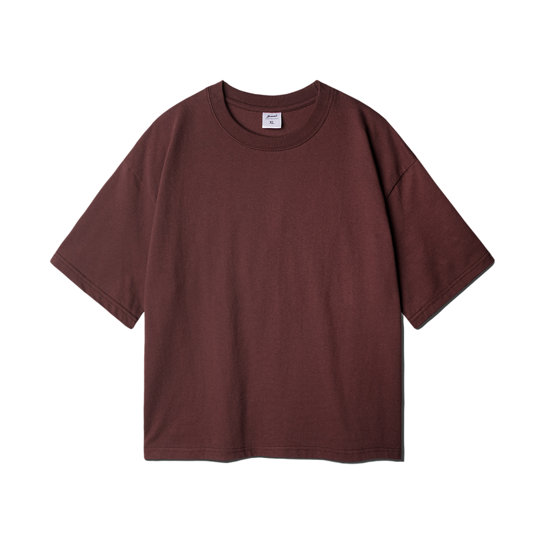 KJST2619_brickred_29 JEMUT Boy Crop Short T-Shirt brickred KJST2619