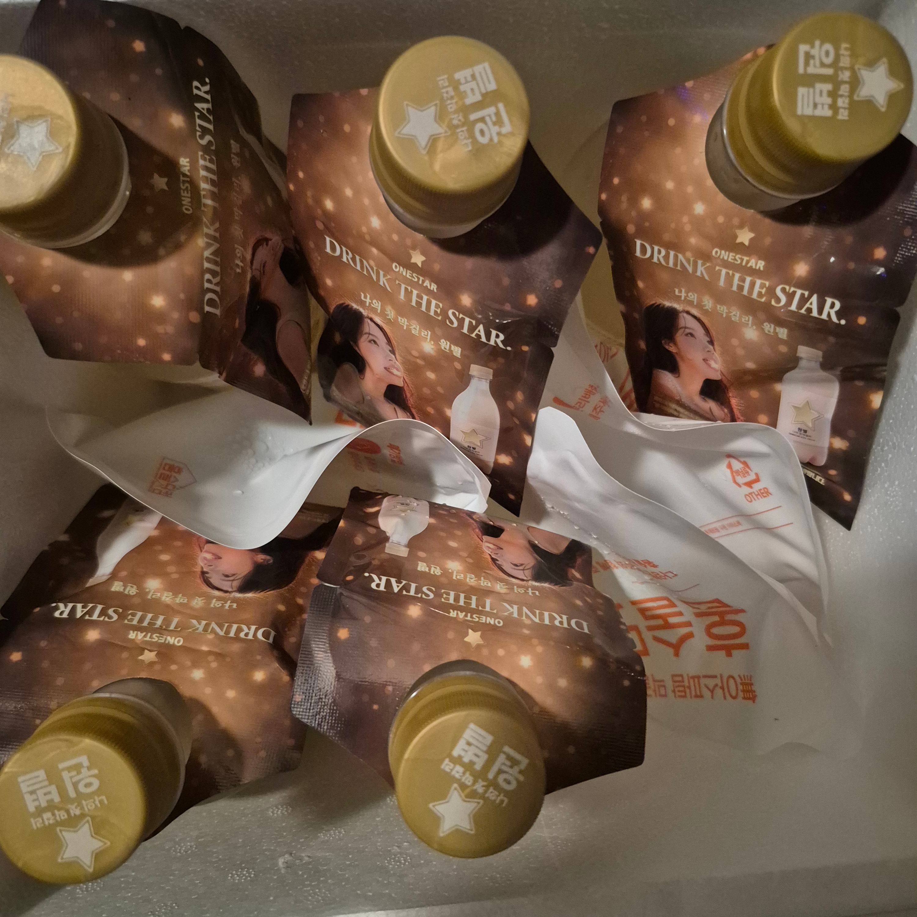 BSM Brewery Fresh Makgeolli One Star 750ml 5 Btl. 착용 스타일