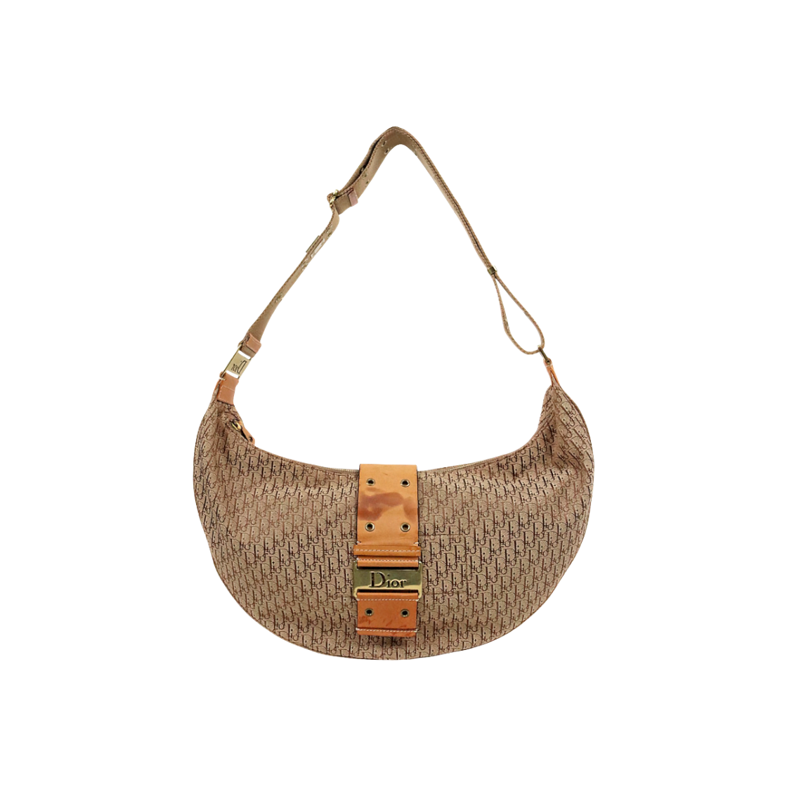 IT9N3FOOBO3Q Dior Beige Oblique Street Chic Hobo Bag A-A62861X
