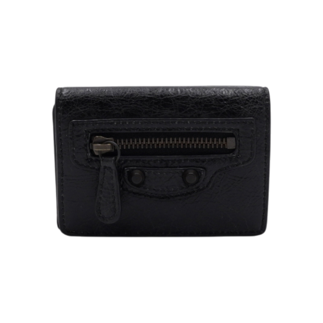 ITVIAGNMM5OR Balenciaga Black Le City Mini Wallet AA66179