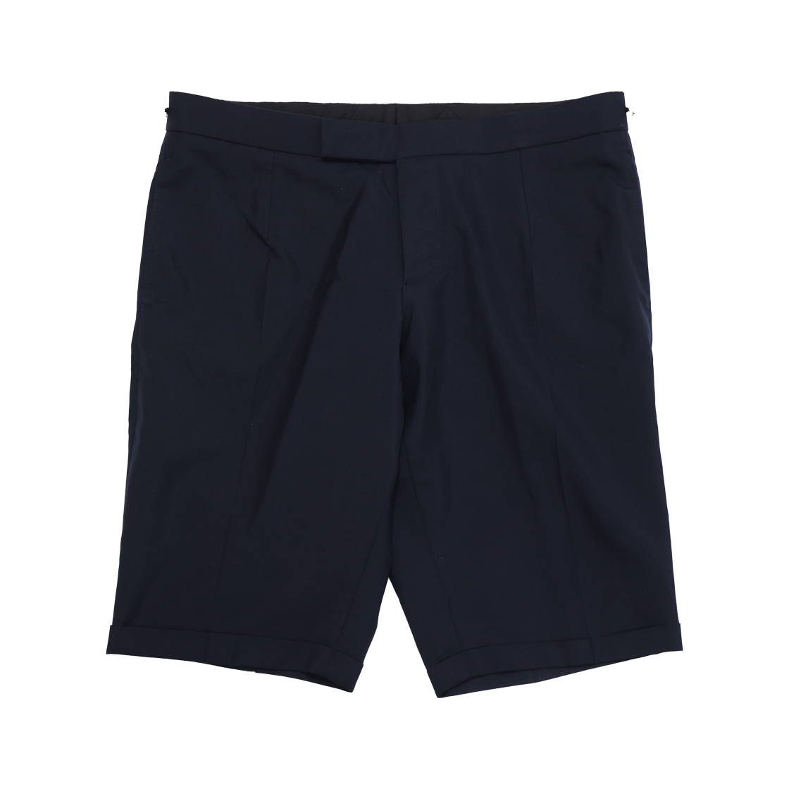 ITSATMUUITR3 Thom Browne Low Rise Slim Casual Shorts Navy