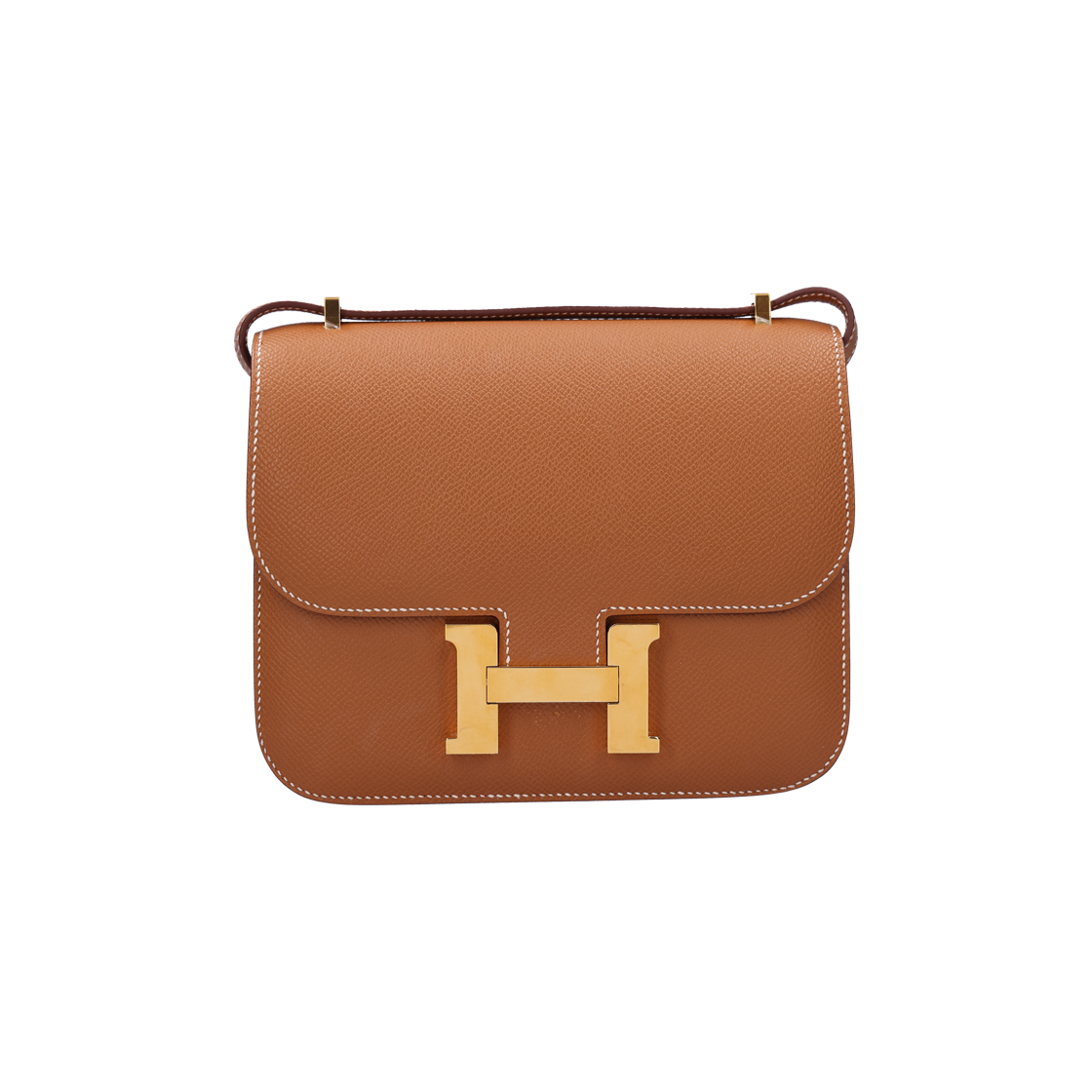 IT8G7T99GKDC Hermes Constance 18 Bag in Gold Appson Leather