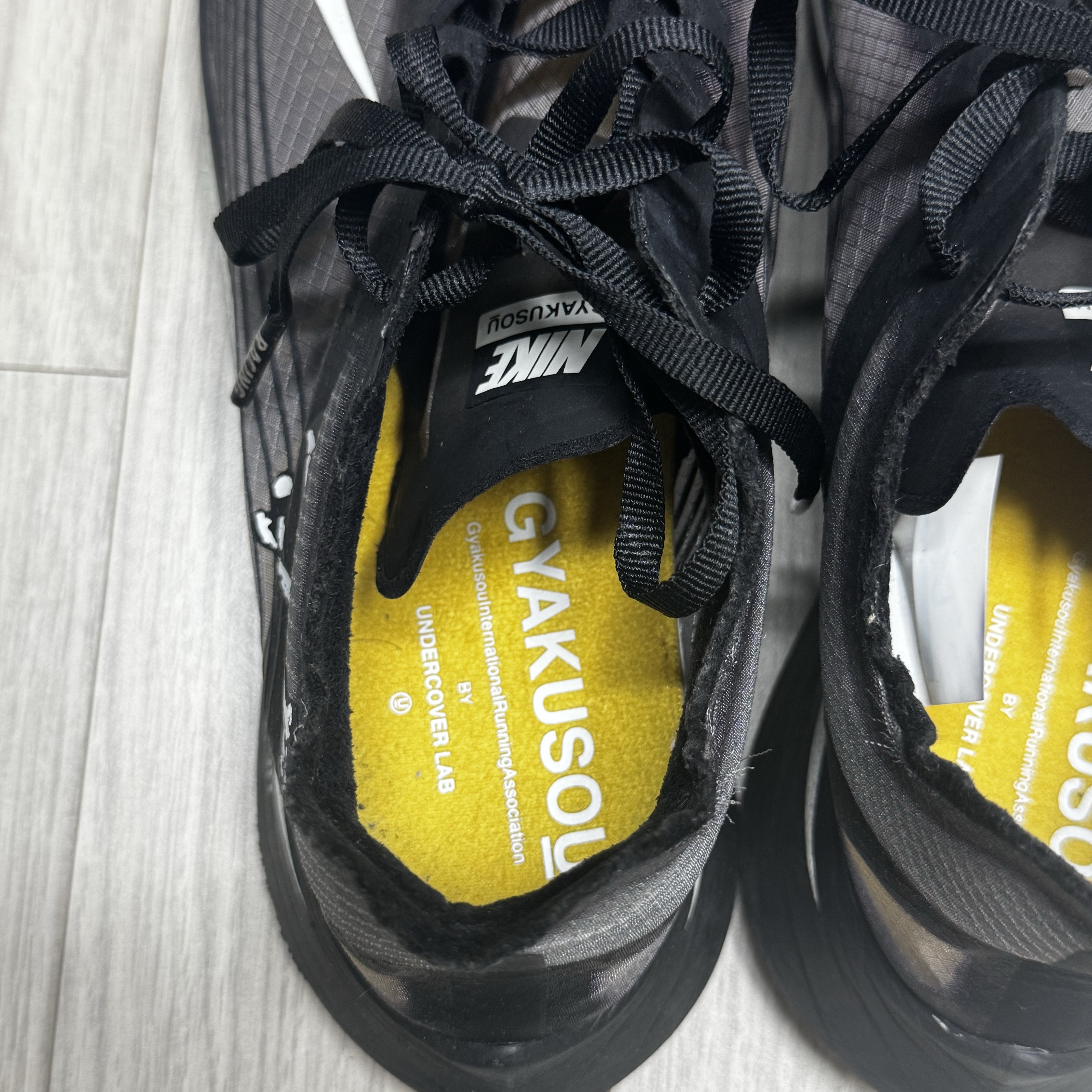 Nike x Undercover Gyakusou Zoom Fly Black 착용 스타일 - 2