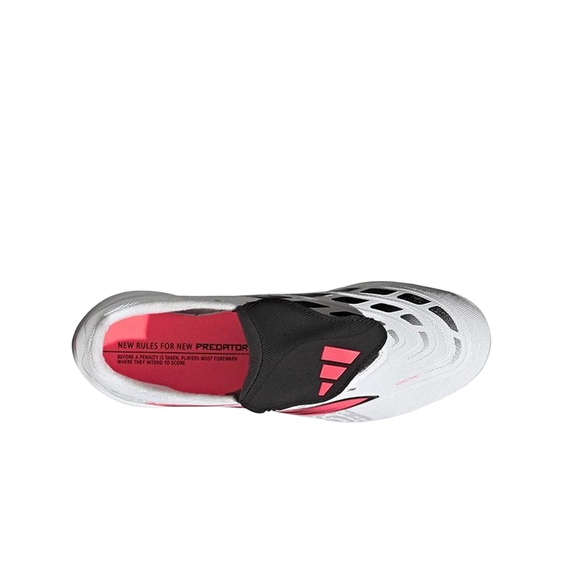 아디다스 프레데터 리그 폴드오버 텅 터프 클라우드 화이트 솔라 터보(Adidas Predator League Foldover Tongue Turf Cloud White Solar Turbo) - 2