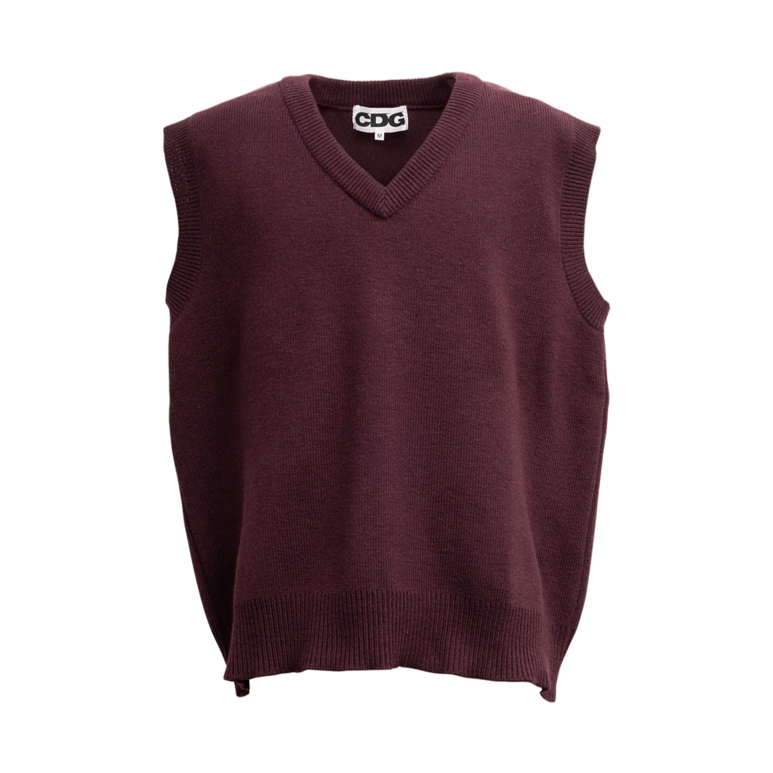 CDG 오버사이즈 풀오버 베스트 마룬(CDG Oversized Pullover Vest Maroon)