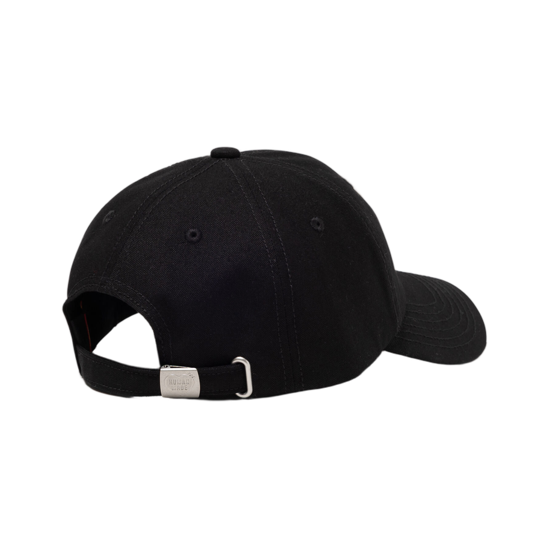 휴먼 메이드 6 패널 캔버스 캡 블랙(Human Made 6 Panel Canvas Cap Black) - 3