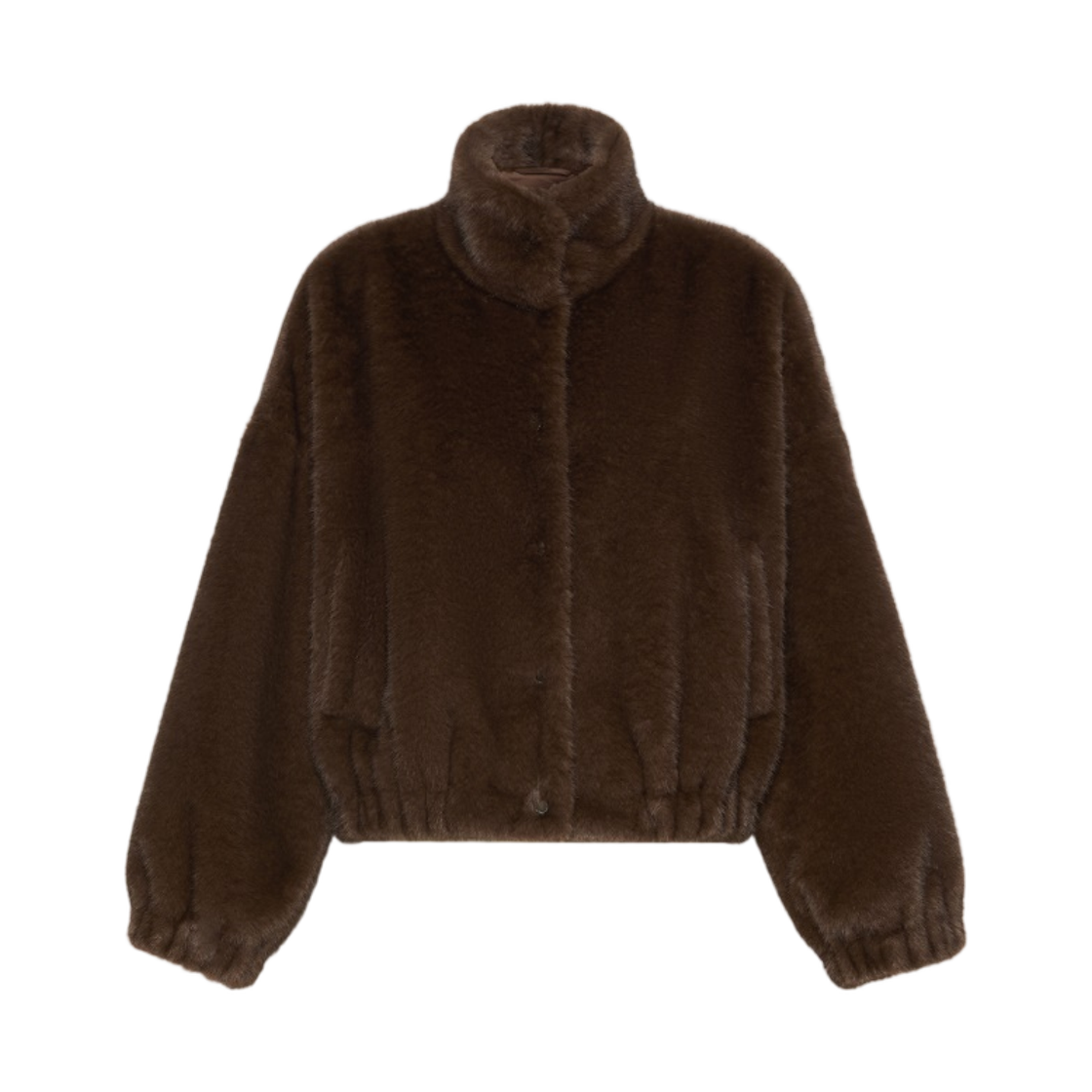 WKDANEMONE-001 (W) Max Mara Anemone Poly Coat Brown