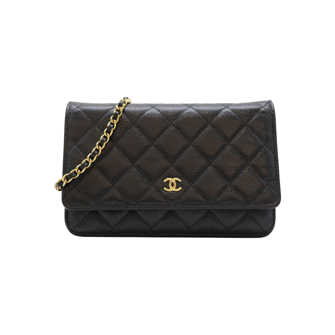 ITBTTLS2QQ4L Chanel WOC Caviar Gold Hardware