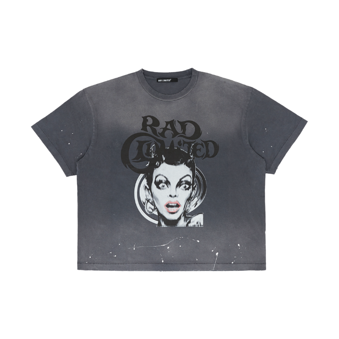 라드리미티드 데빌 걸 티셔츠 - 빈티지 블랙(Rad Limited Devil Girl T Shirt - Vintage Black) - 1
