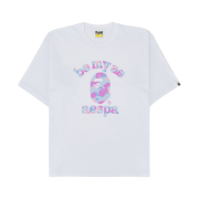 BAPE x Aespa College Relaxed Fit T-Shirt White