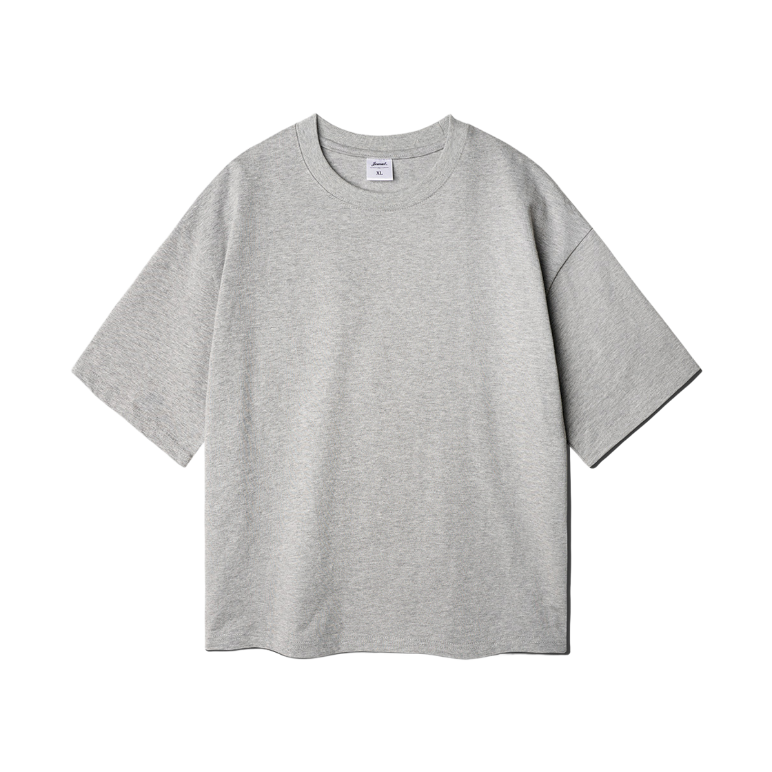 KJST2619_gray_29 JEMUT Boy Crop Short T-Shirt Gray KJST2619