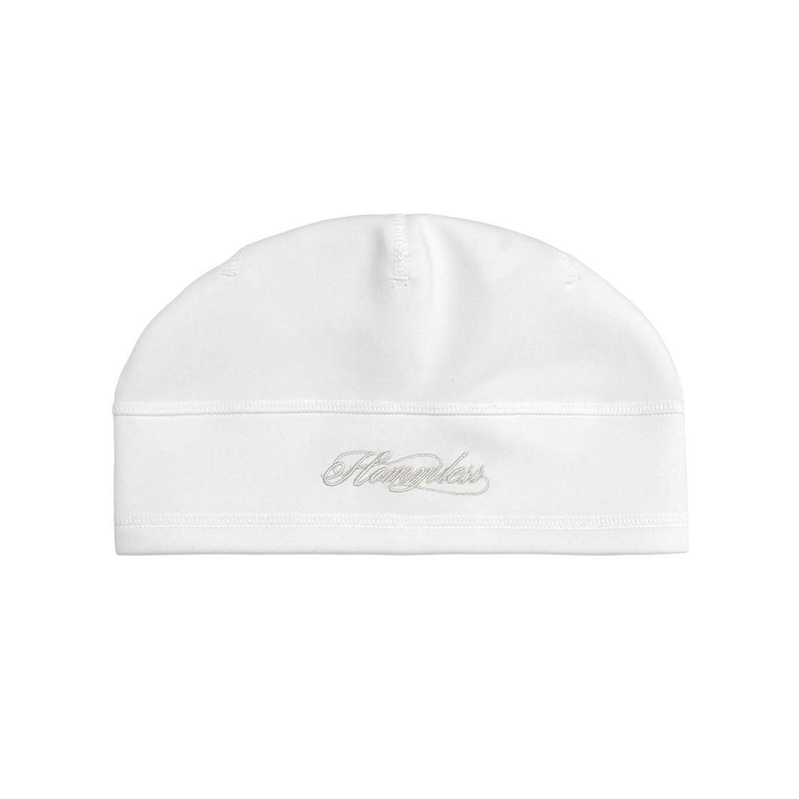 HTKB_WH Hommless HMLS Tech Skull Beanie White