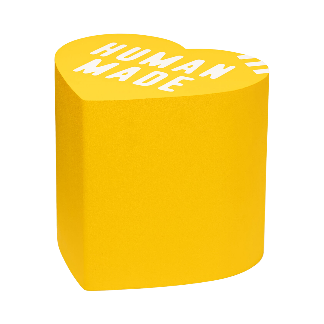 HM32GD122 Human Made Heart Urethane Stool Yellow