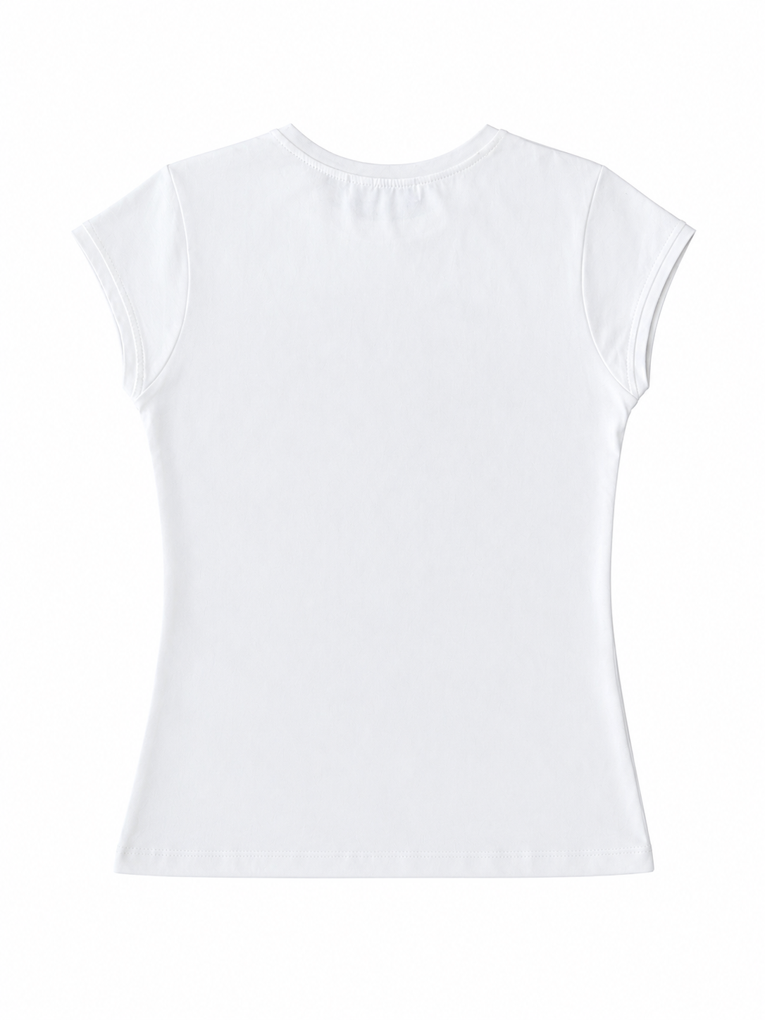 이유씨티 실버 체인 반팔 티셔츠 - 아이보리(EUCT Silver Chain T-shirt - IVORY) - 2