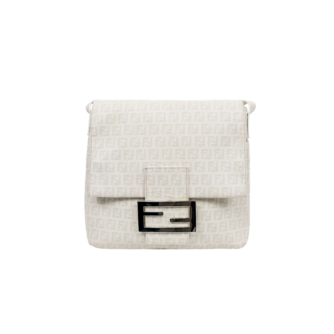 IT378OVP6SKM Fendi White Jukino Shoulder Bag A-A60883