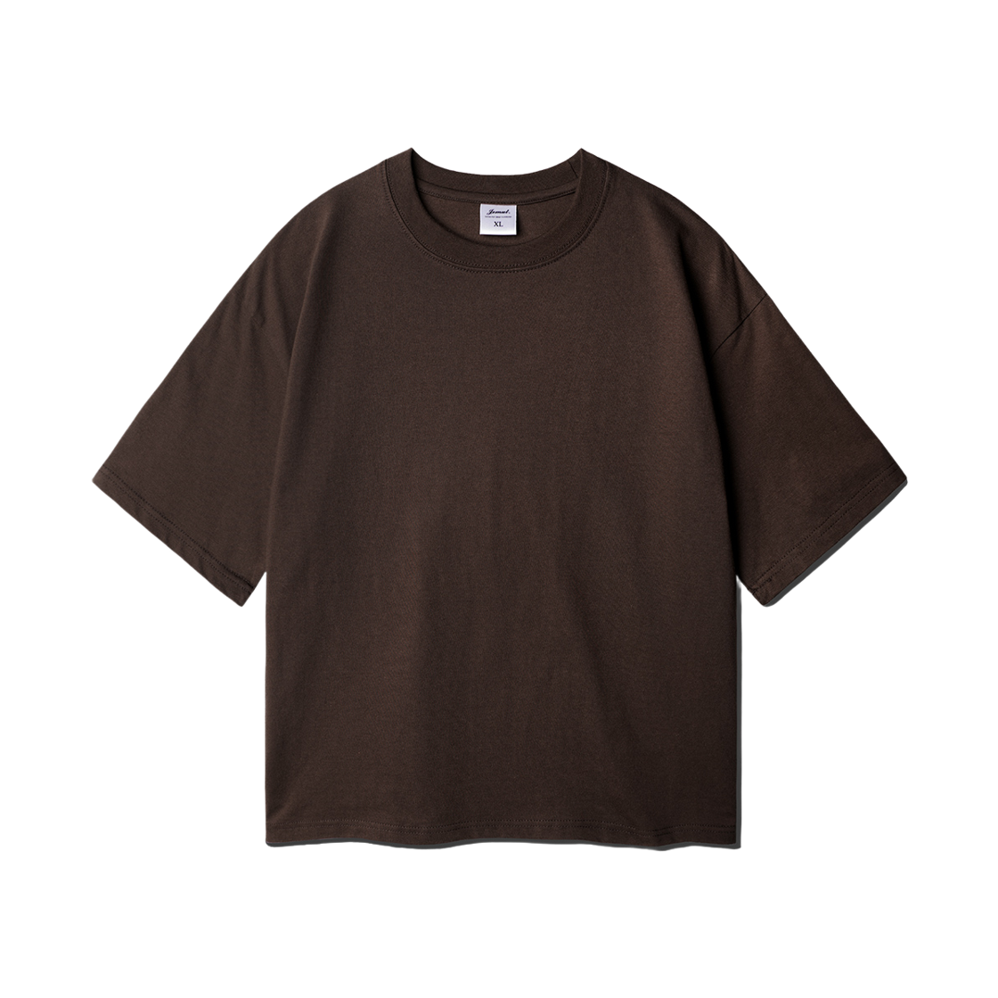 KJST2619_darkbrown_29 JEMUT Boy Crop Short T-Shirt Darkbrown KJST2619