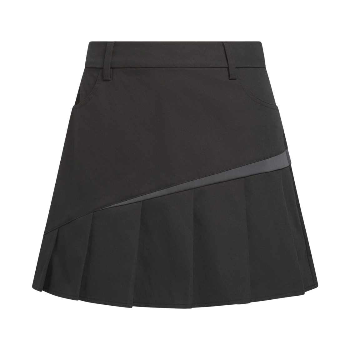 KG2210 (W) Adidas Twistweave Pleated Skirt Black - KR Sizing