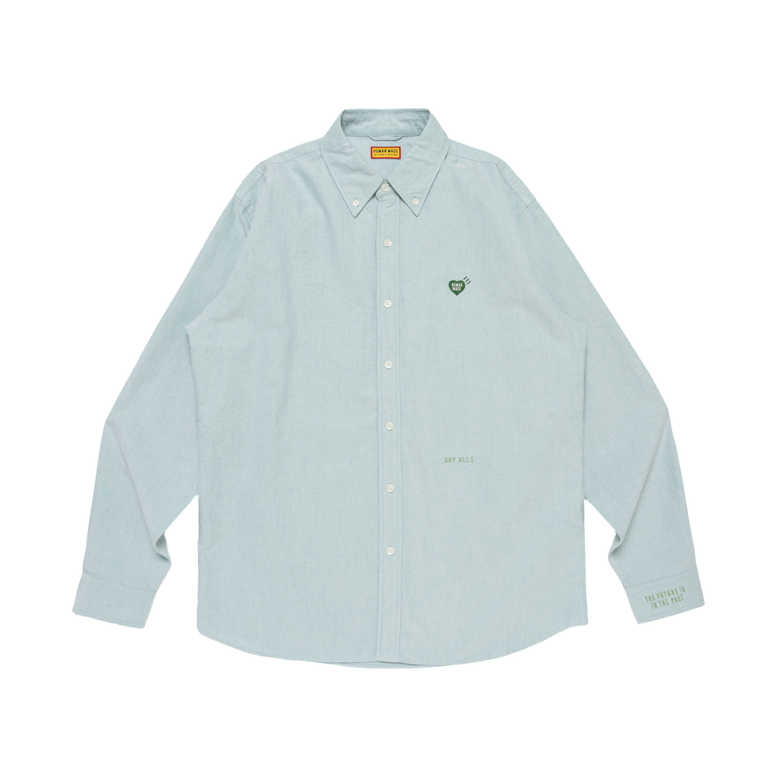 HM32SH009 Human Made Oxford BD Shirt Green