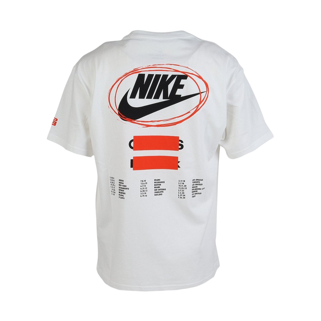 나이키 르브론 슈 백 베스킷볼 티셔츠 화이트 - 아시아(Nike Lebron Shoe Bag Basketball T-Shirt White - Asia) - 2