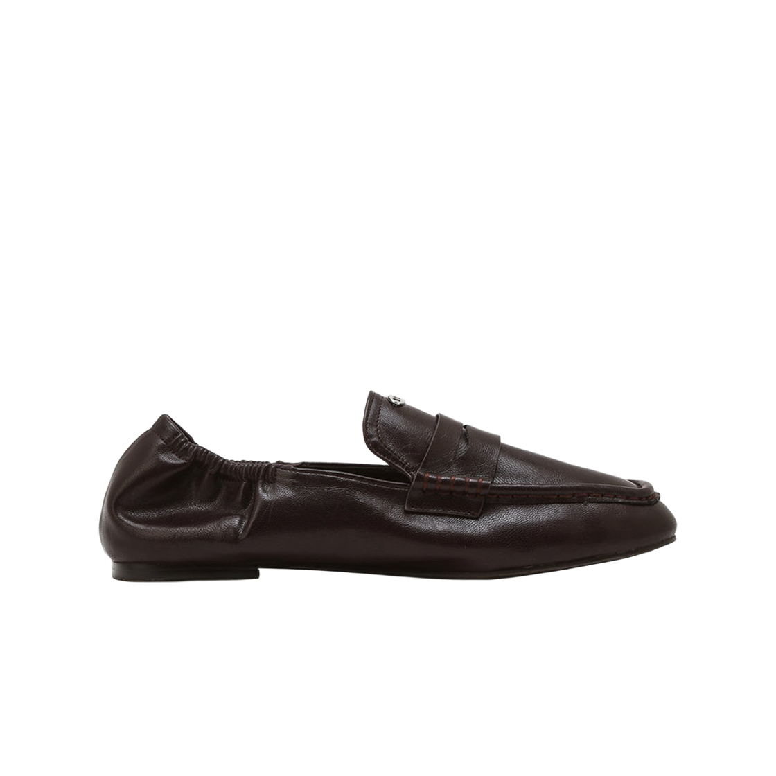 아떼 바네사브루노 액세사리 더블에이 셔링 로퍼 AASO6F302W2 브라운(Athe Vanessabruno Acc Double A Shirring Loafers Normal Brown) - 4