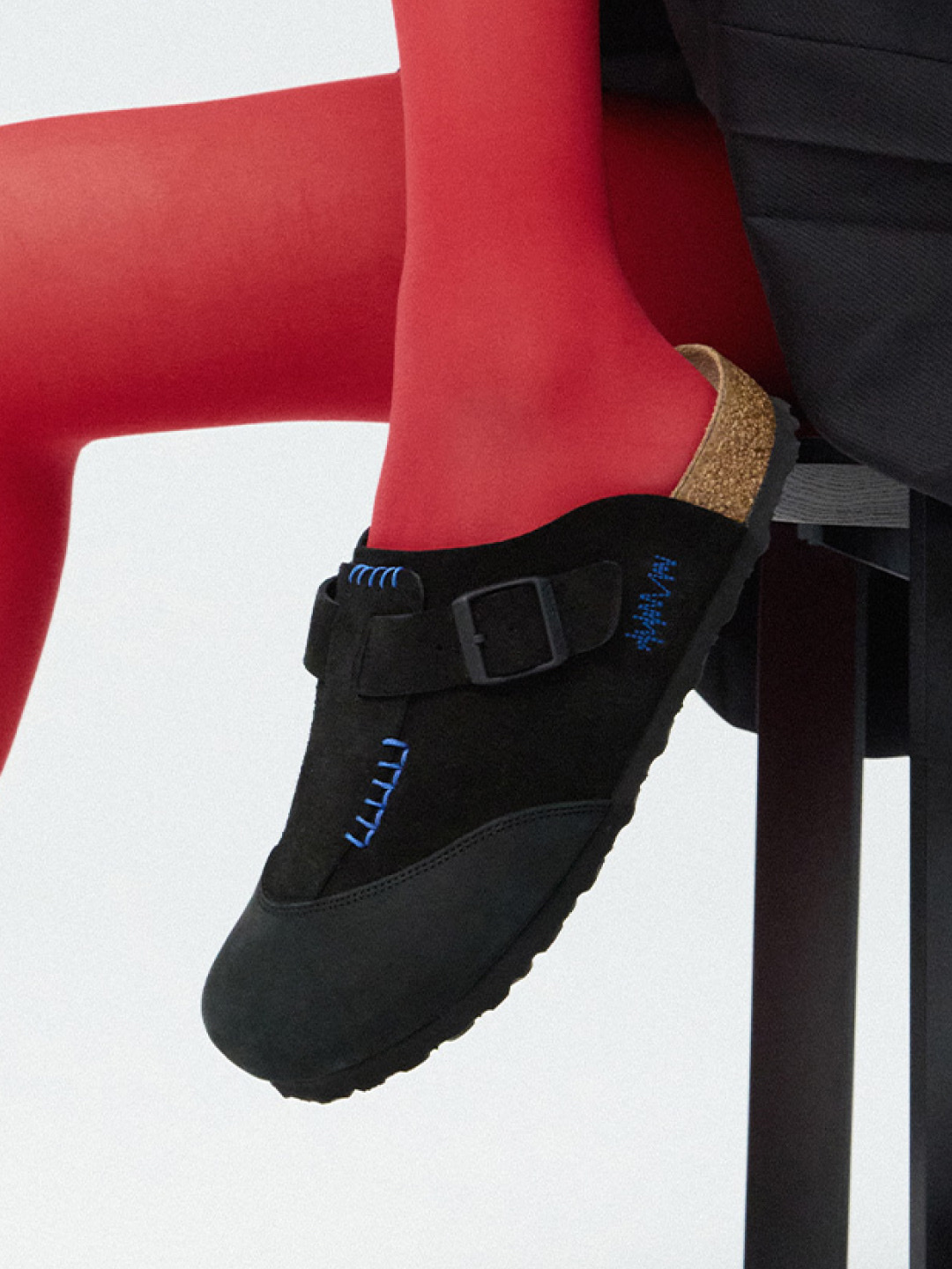 Birkenstock x Ader Error Boston Cap Black, Birkenstock x Ader Error Boston Flap Honey - Regular 착용 스타일 - 4