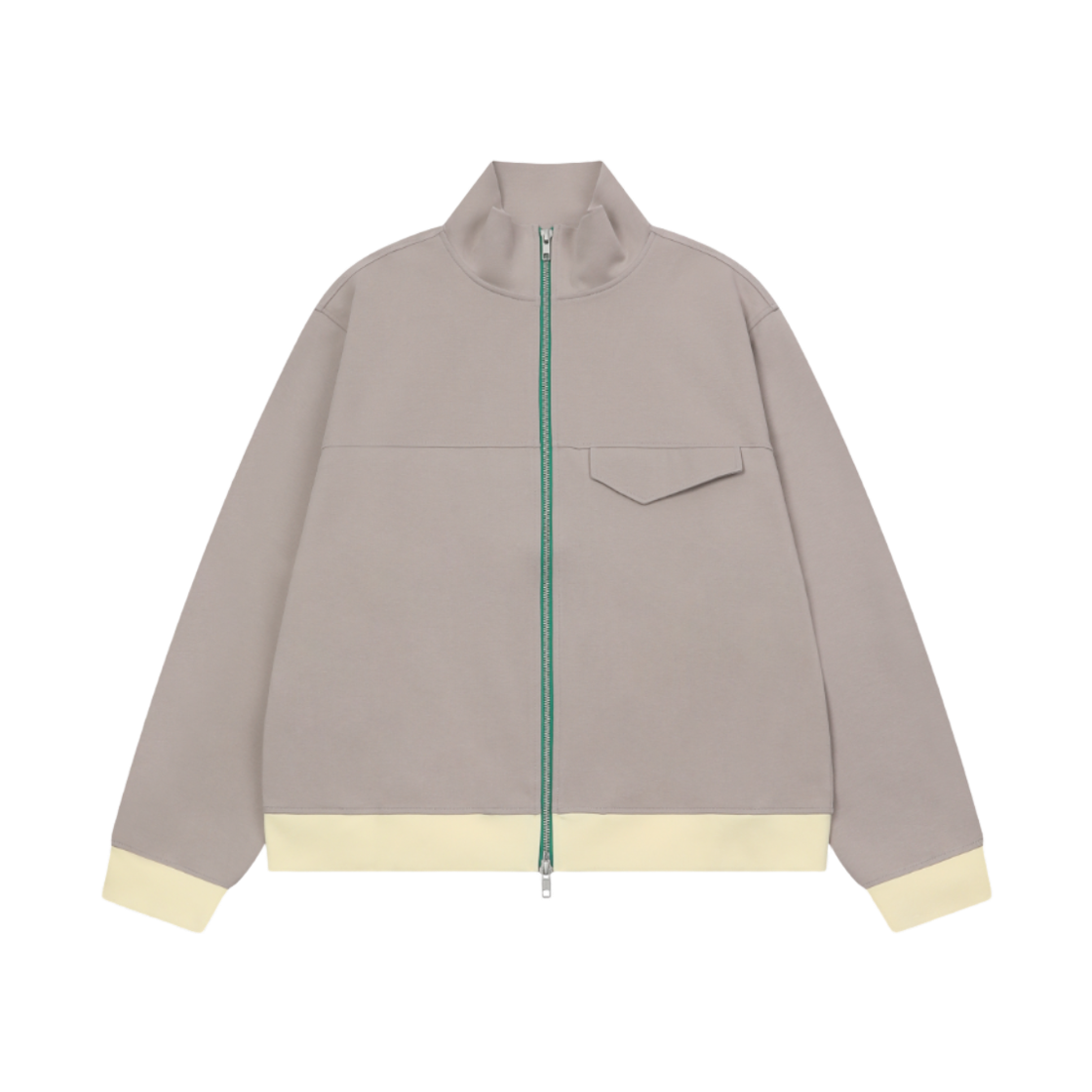 구미코 스튜디오 트랙 자켓 오트밀(9umiko Studio Track Jacket Oatmeal)