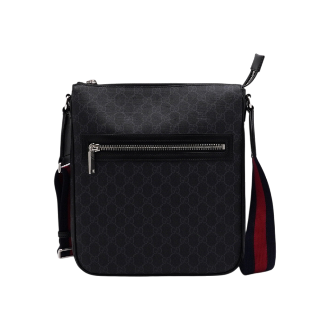 IT9PMDKV44SB Gucci 792081 GG Black Supreme Canvas Men Messenger Bag