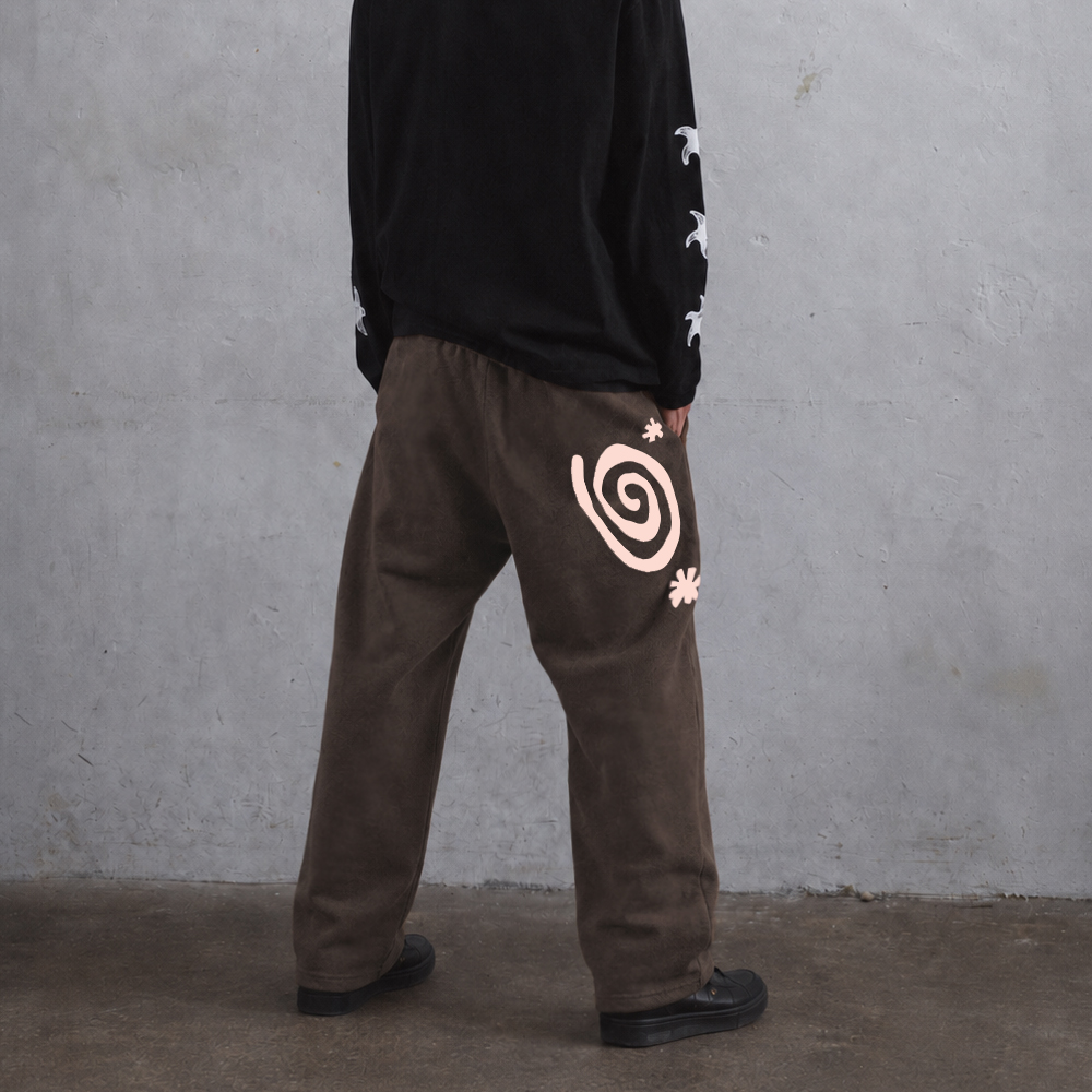 [KREAM 단독] 아모우 몰리 원턱 스웨트 팬츠 브라운([KREAM 단독] AMOU Molly One Tuck Sweat Pants Brown) - 5