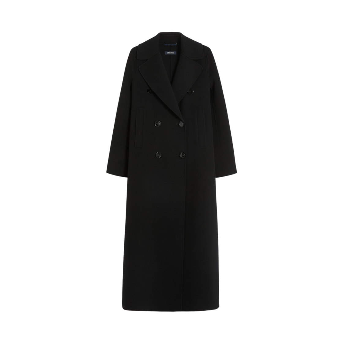 (W) S 막스마라 커스토디 버진울 코트 블랙((W) S Max Mara Custodi Virgin Wool Coat Black)