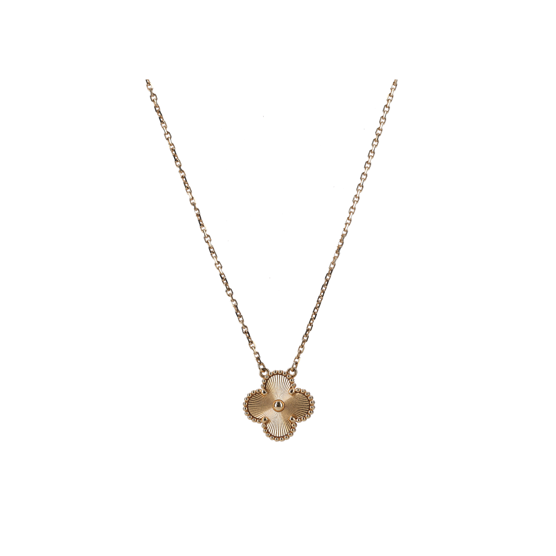 ITW976MJPMCG Van Cleef & Arpels Vintage Alhambra Pendant Yellow Gold