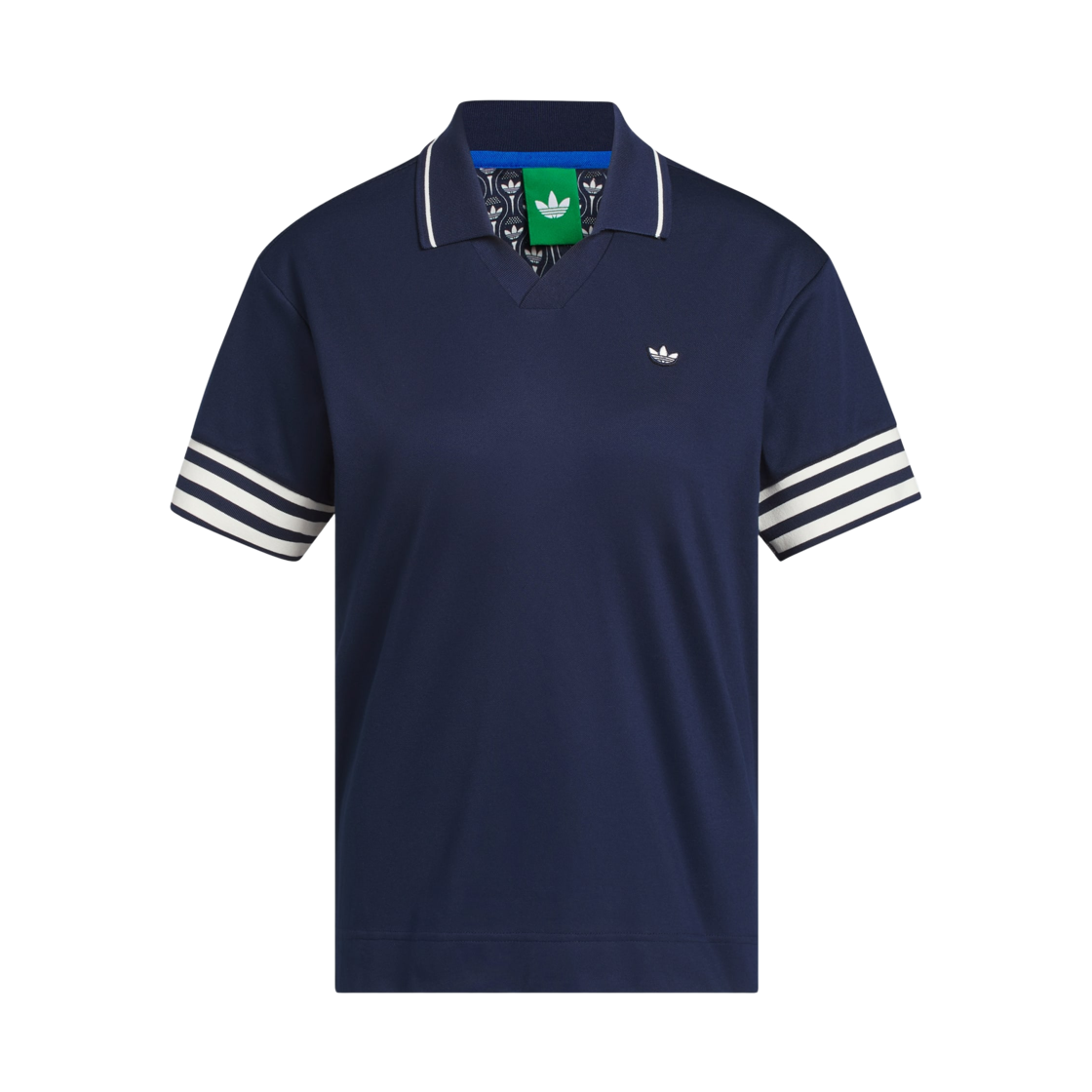 KA9855 (W) Adidas 3-Stripes Stripes Polo Shirt Night Indigo - KR Sizing