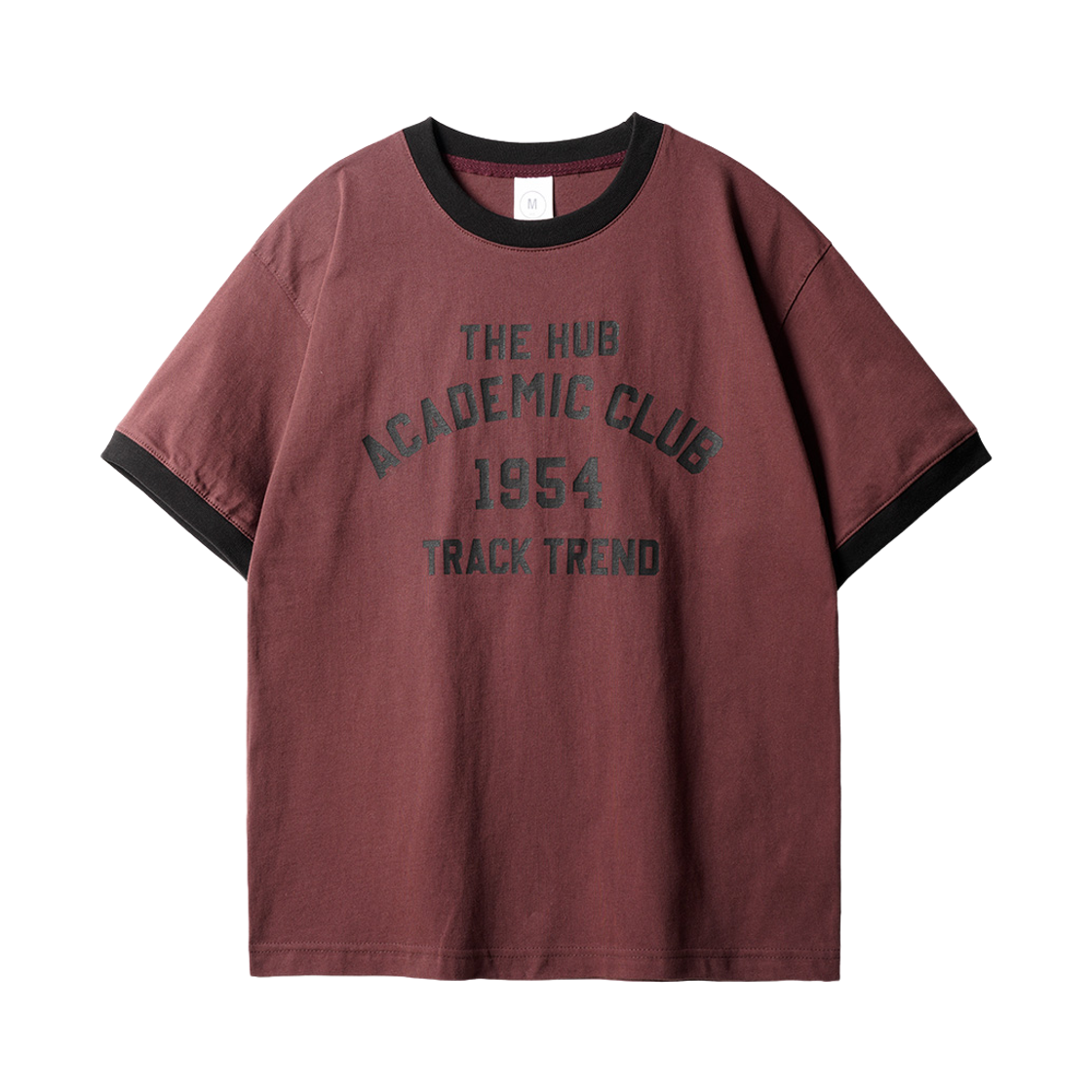 JIST2706_brickred_29 JEMUT Post Lettering Short Sleeve Brickred JIST2706