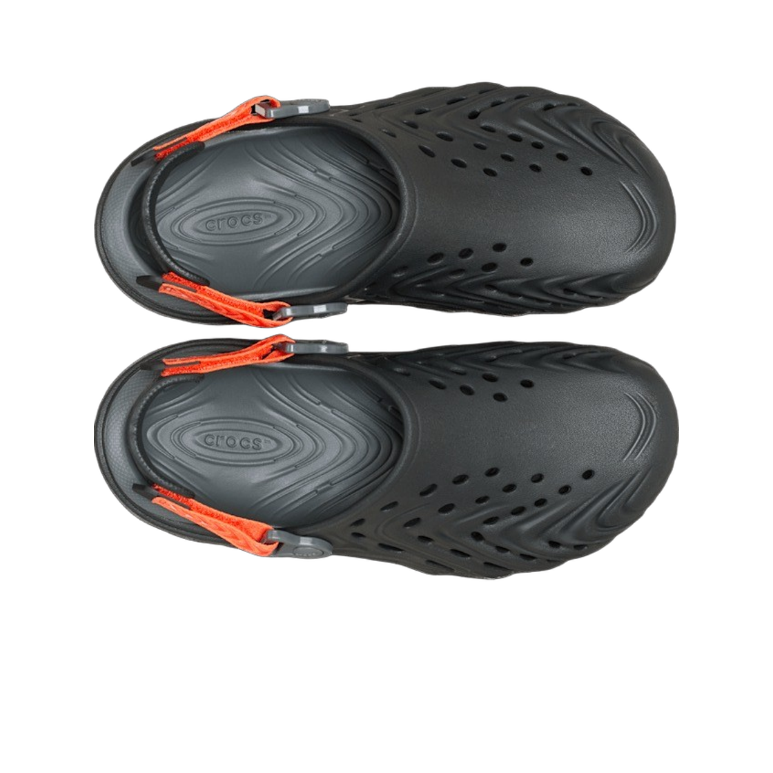 크록스 에코 2 클로그 오렌지 버스트(Crocs Echo II Clog Orange Burst) - 2
