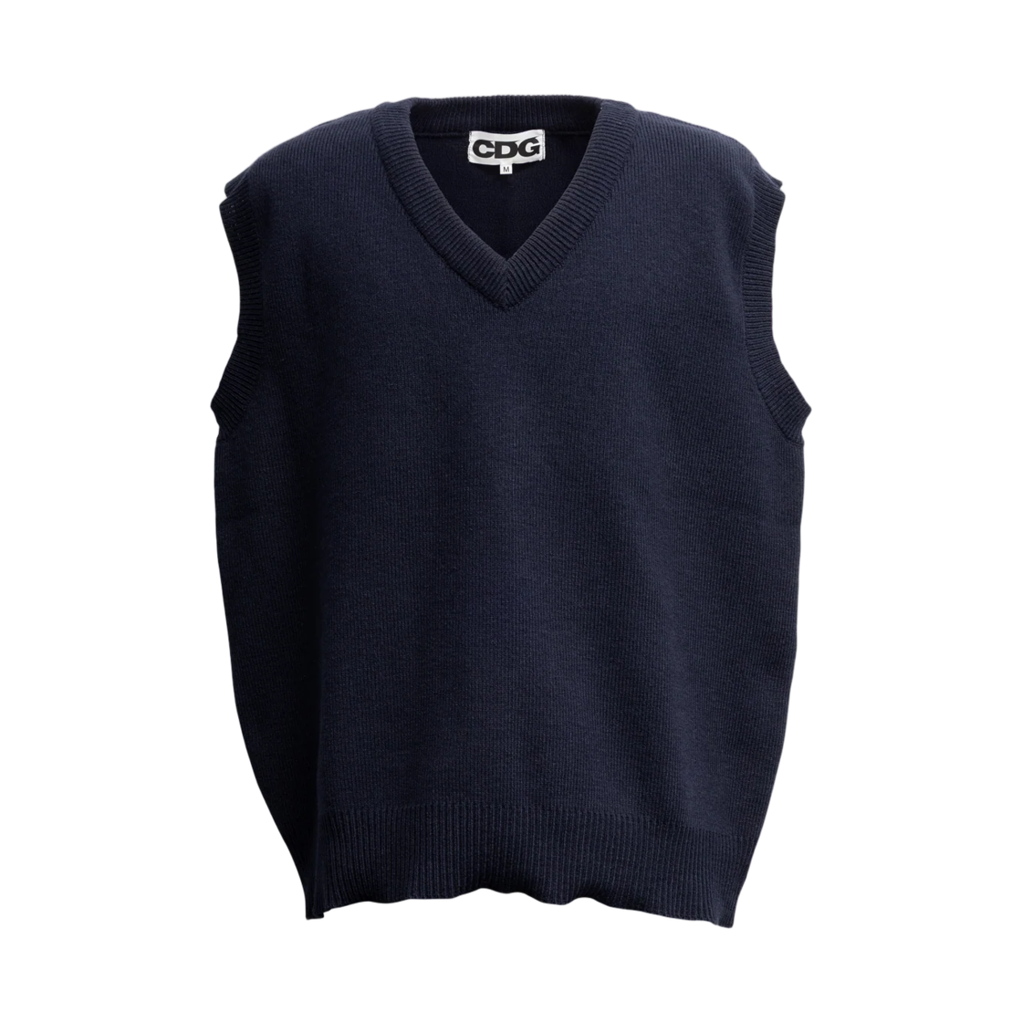 CDG 오버사이즈 풀오버 베스트 네이비(CDG Oversized Pullover Vest Navy) - 1