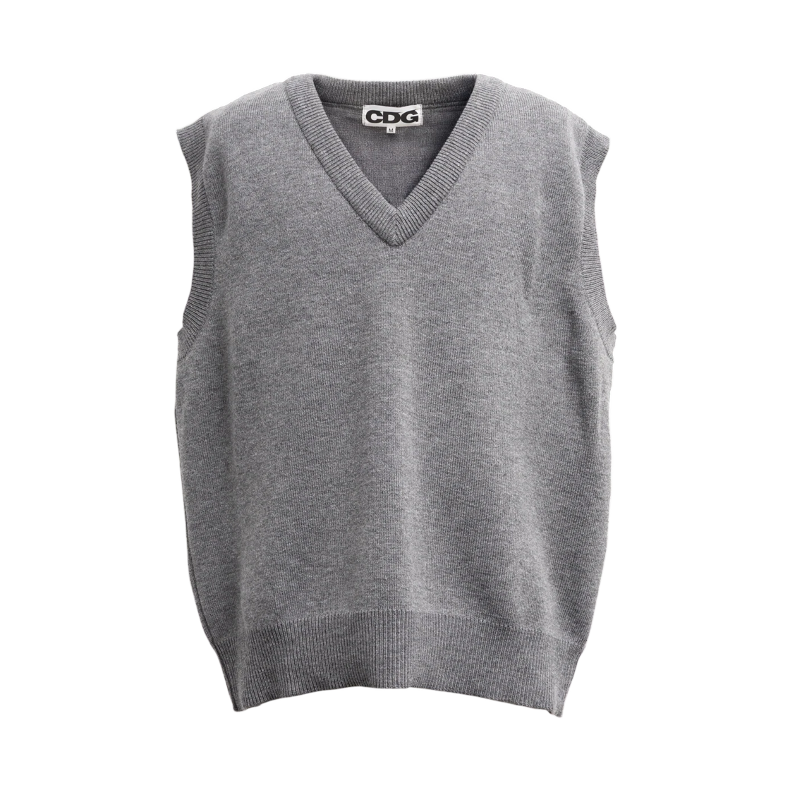 CDG 오버사이즈 풀오버 베스트 그레이(CDG Oversized Pullover Vest Grey)