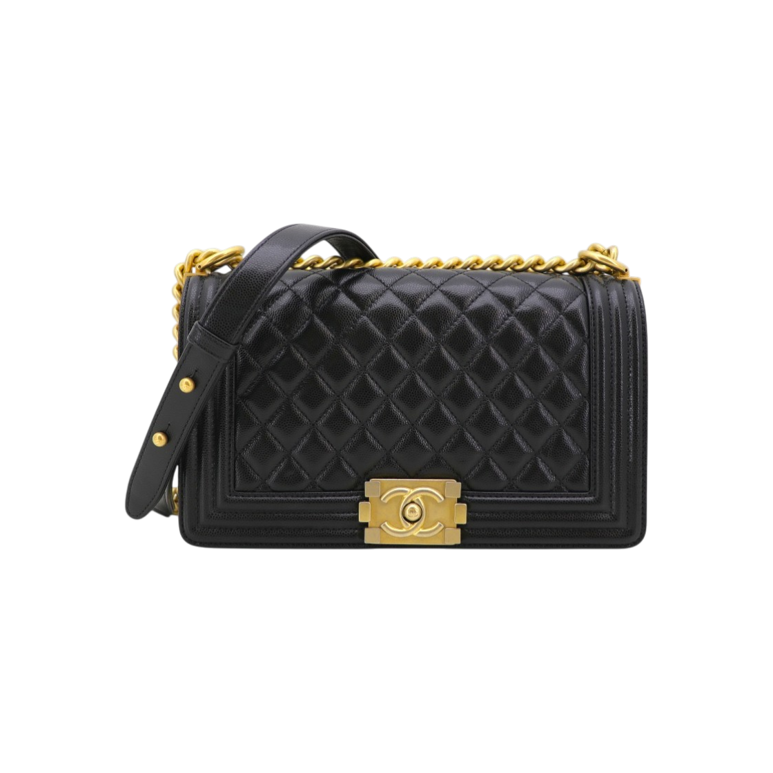 ITJ65IAW3K5C Chanel Boy Bag Medium Caviar 29 Series