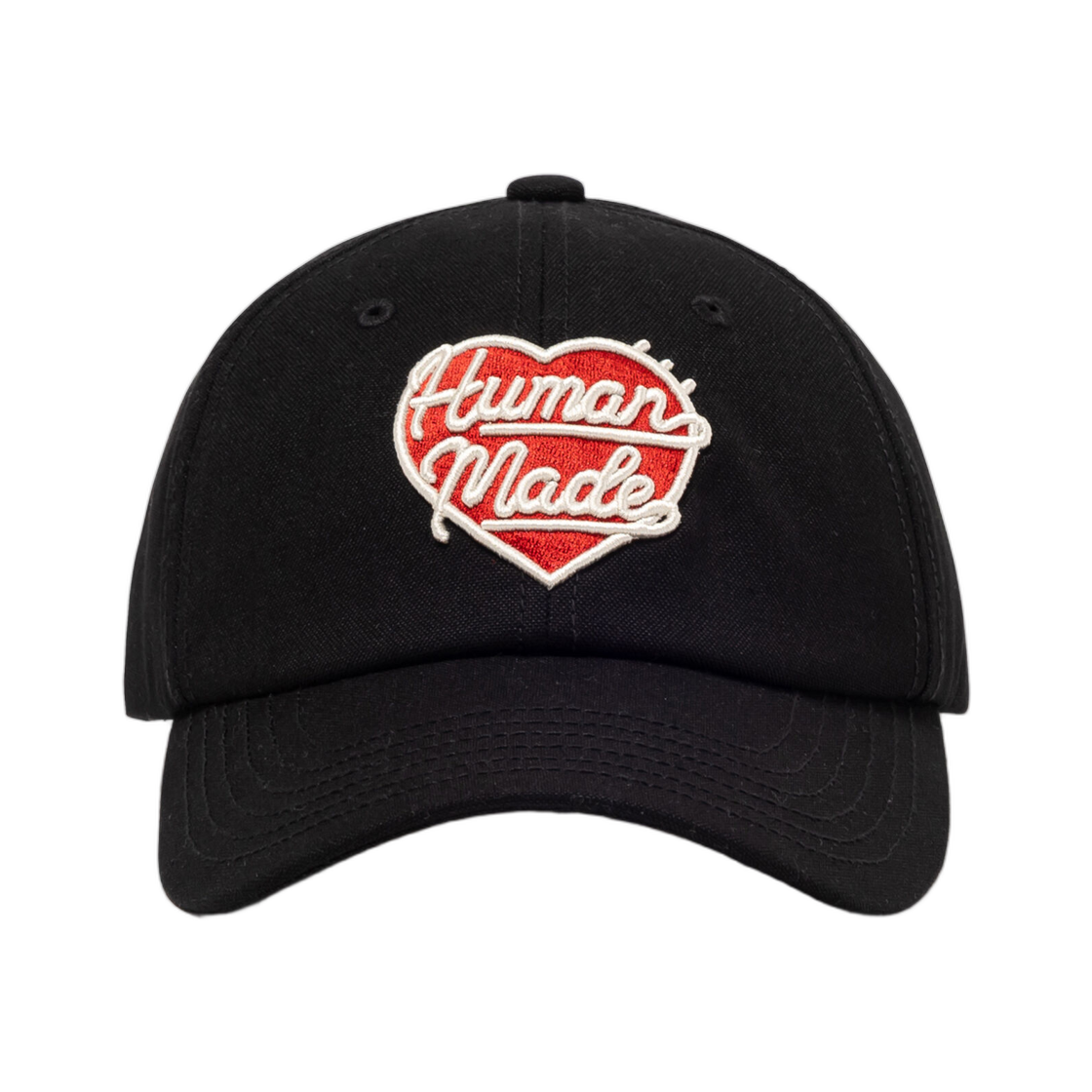 휴먼 메이드 6 패널 캔버스 캡 블랙(Human Made 6 Panel Canvas Cap Black) - 2