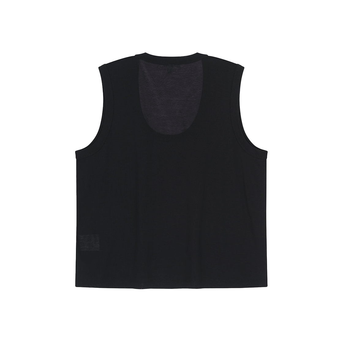 비자비 유넥 슬리브리스 탑 블랙(VIS A VIS U-Neck Sleeveless Top Black) - 2