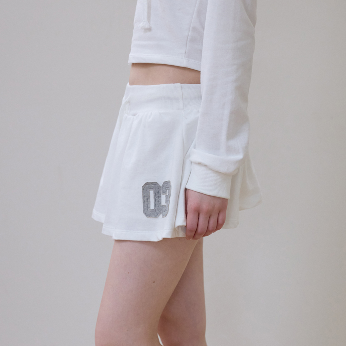 로제프란츠 패치워크 미니 스커트 [아이보리](Rosefrantz Patchwork Mini Skirt [Ivory]) - 4