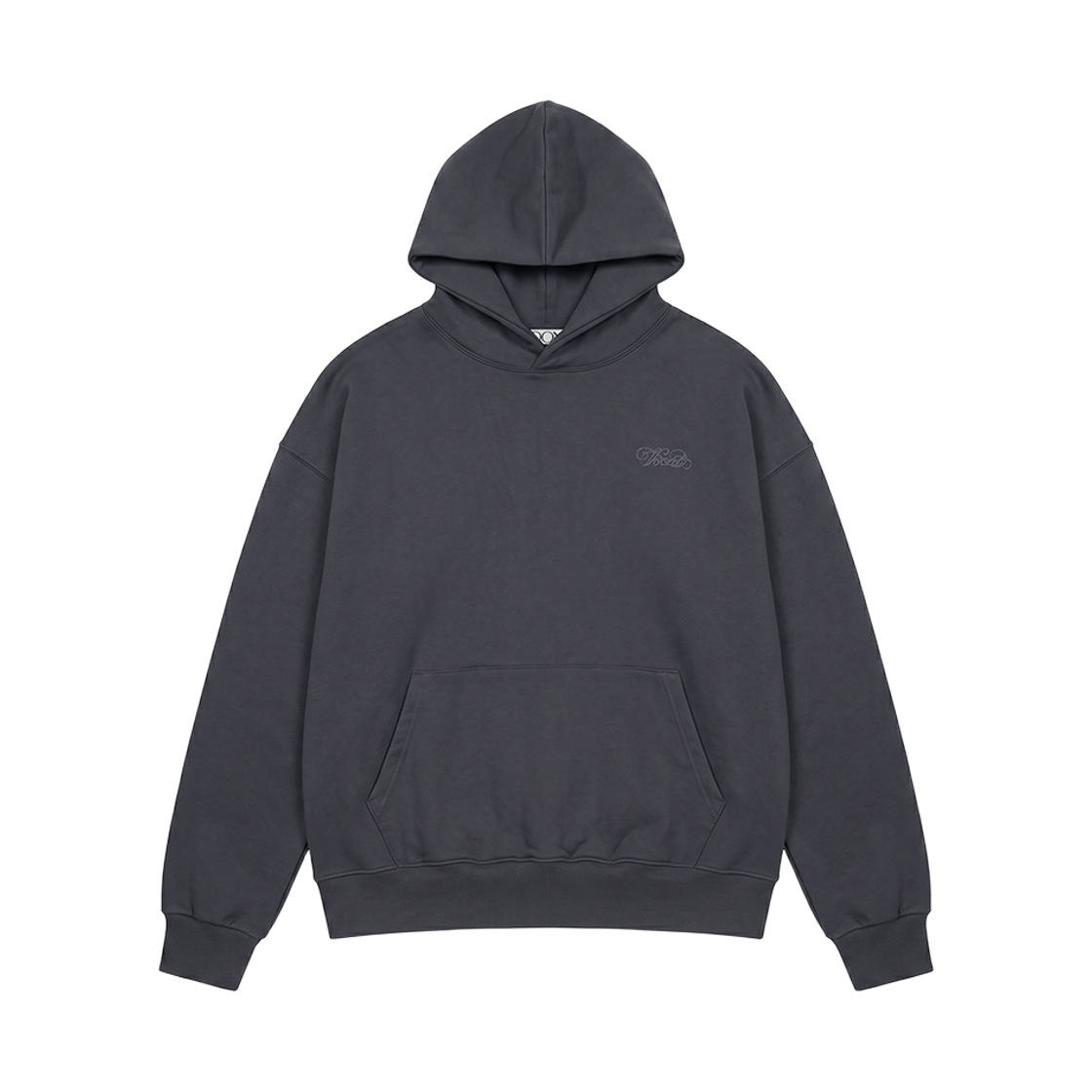 분트 메탈릭 하트 오버핏 후디 차콜(VOONT Metallic Heart Over-Fit Hoodie (CHARCOAL)) - 2