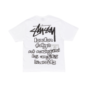 Stussy x Always Do What You Should Do World Tour T-Shirt White