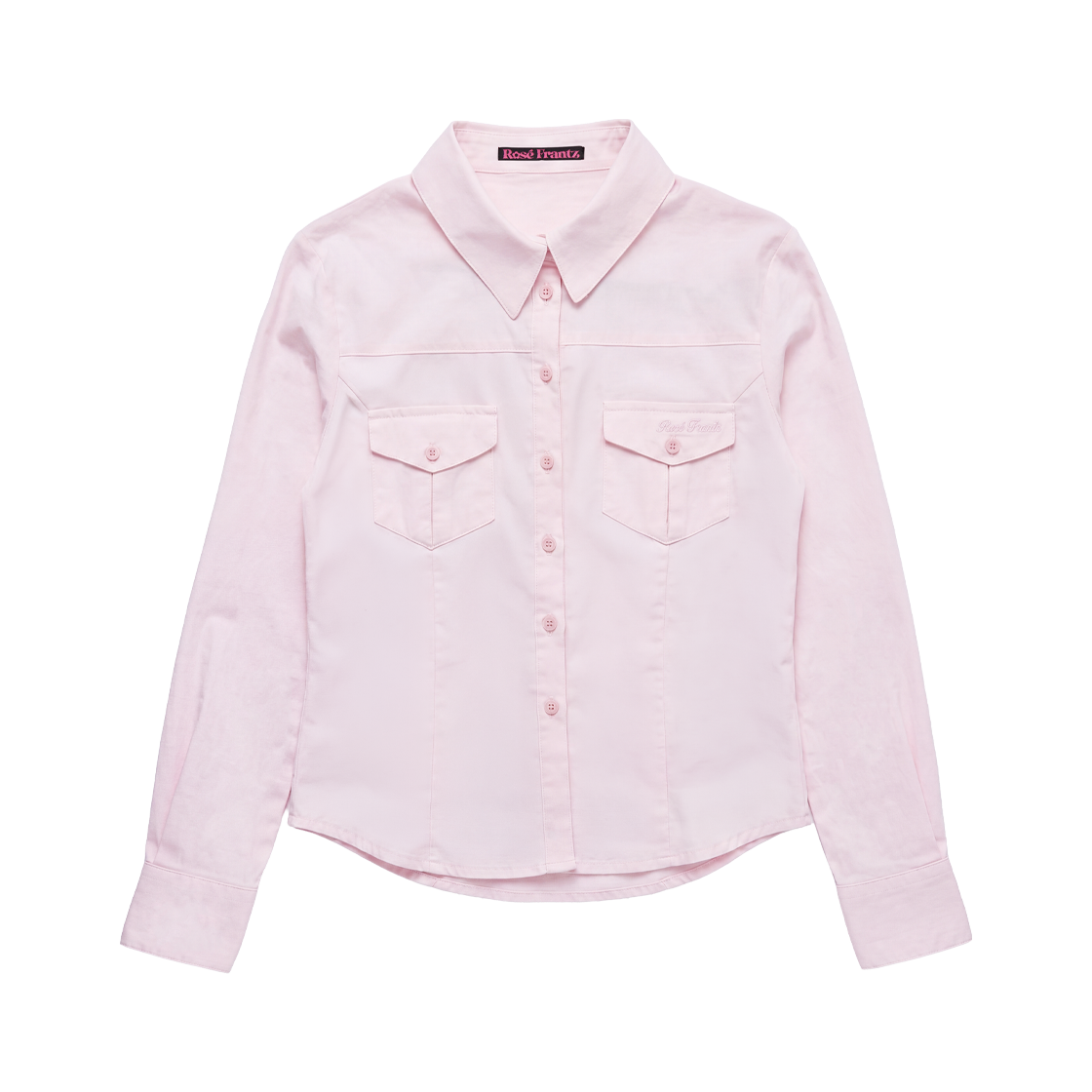 RS26FSH102PNK Rosefrantz Pocket Roll-up shirt [Pink]