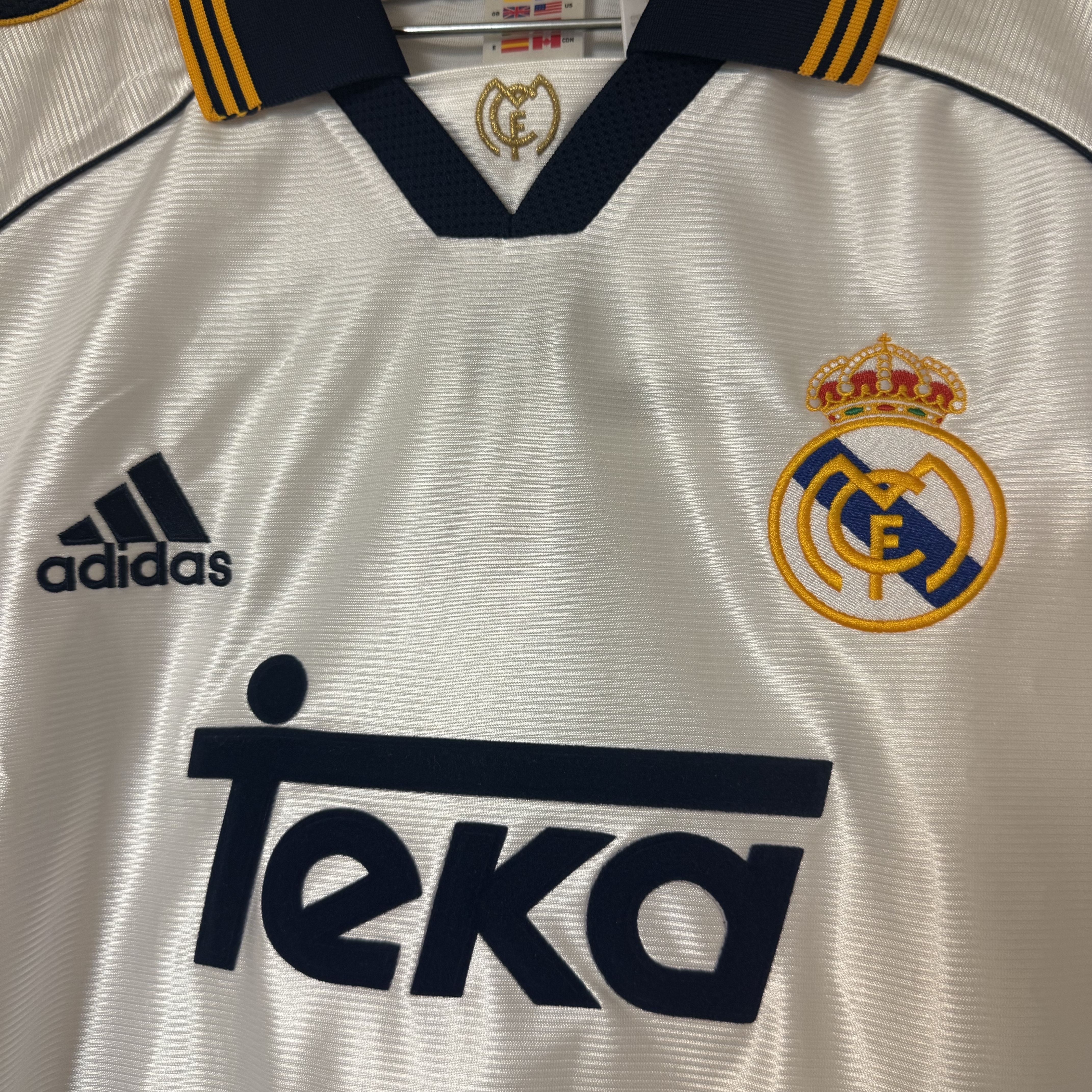 Adidas Real Madrid 99/00 Home Jersey White - KR Sizing (Non Marking Ver.) 착용 스타일 - 4