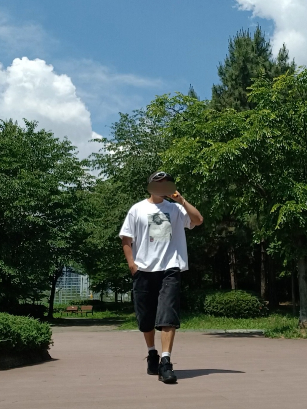 Supreme x Jordan Biggie S/S Top White - 24FW, Jordan 4 Retro Black Cat 2025 착용 스타일