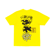 Stussy x Always Do What You Should Do Stack T-Shirt Yellow