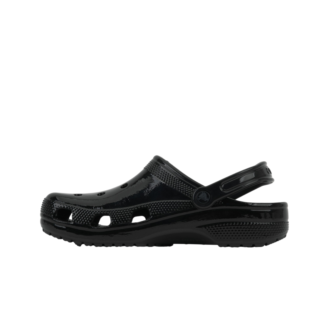 크록스 클래식 하이 샤인 클로그 블랙(Crocs Classic High Shine Clog Black) - 3