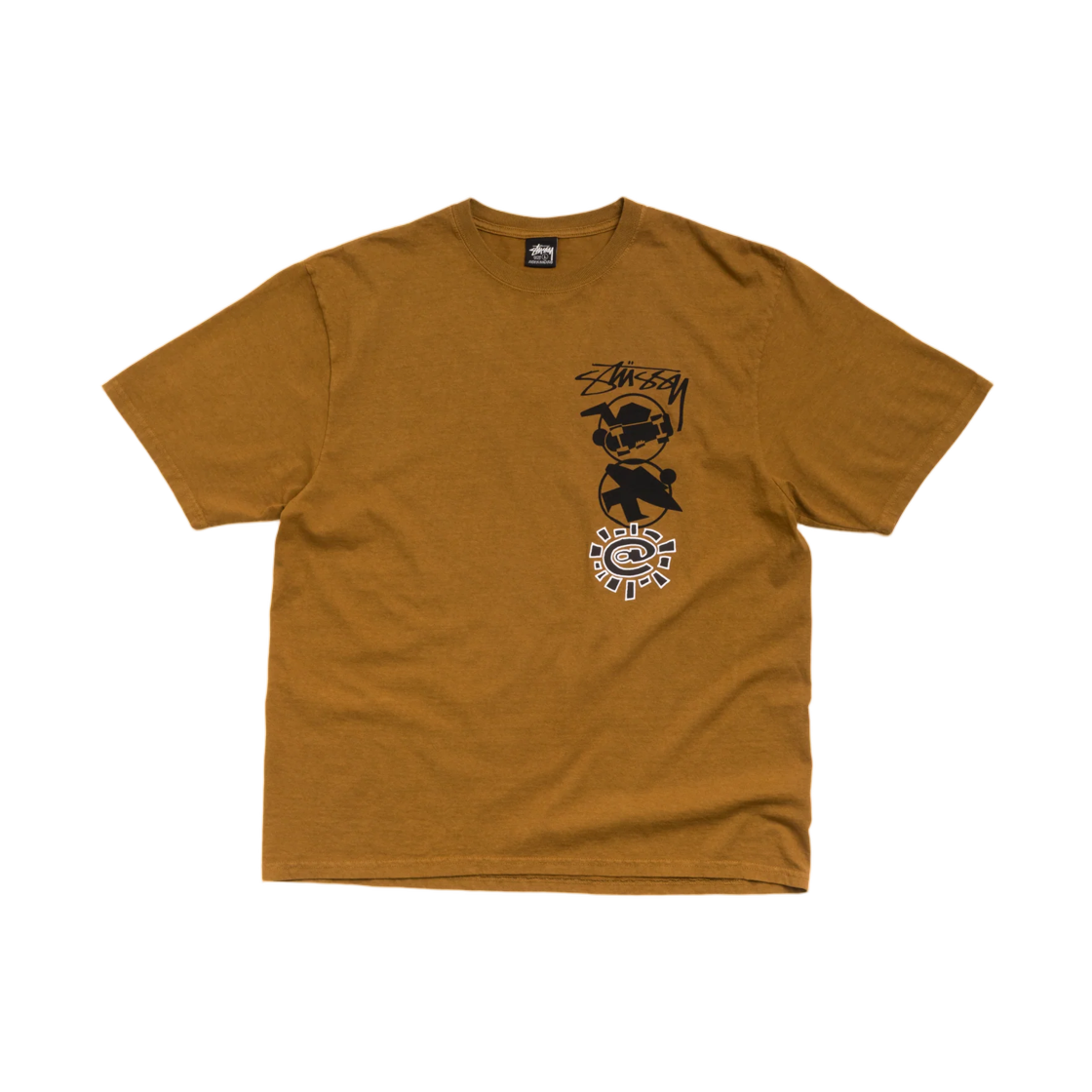 스투시 x 올웨이즈 두 왓 유 슈드 두 스택 티셔츠 카라멜(Stussy x Always Do What You Should Do Stack T-Shirt Caramel) - 2