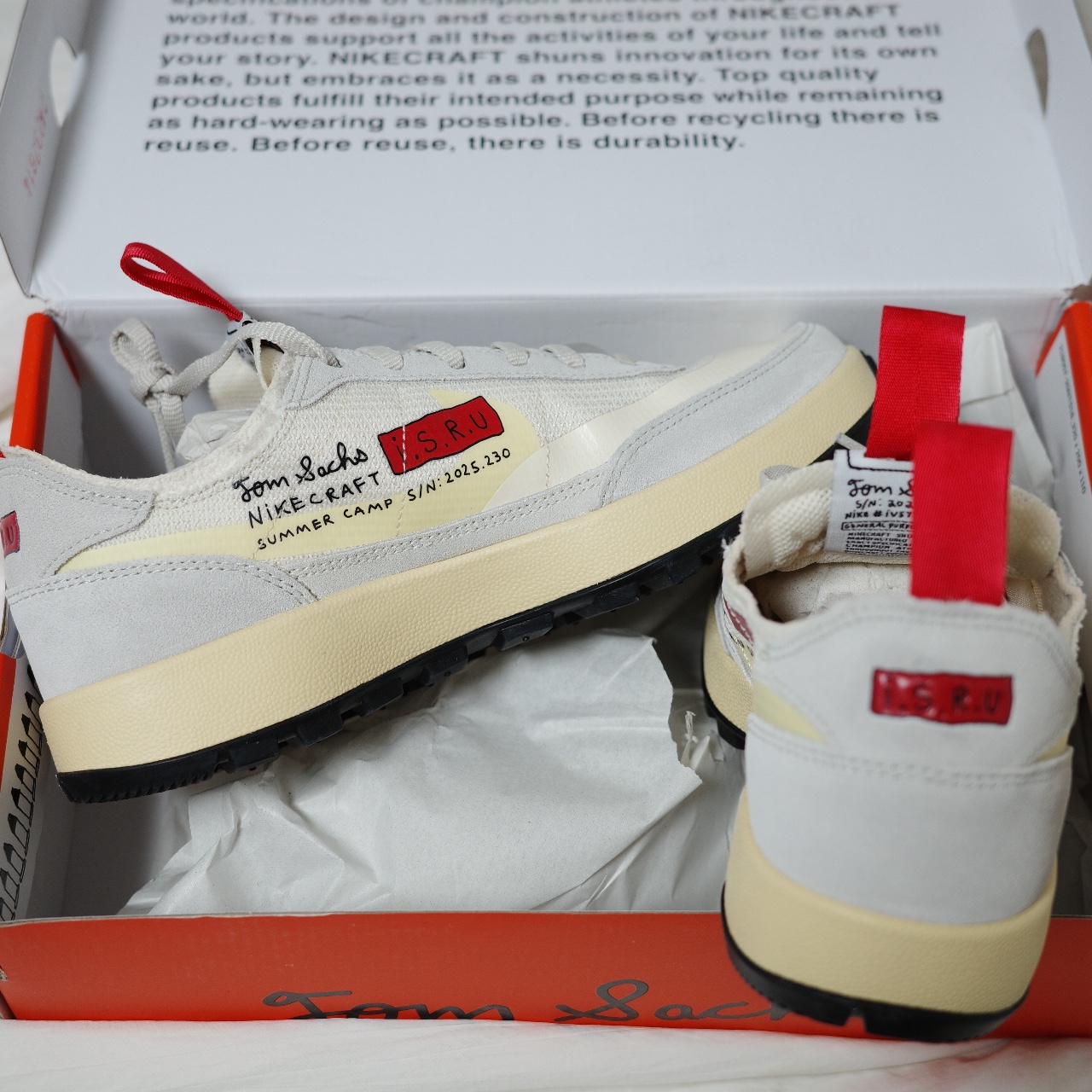 Nike x Tom Sachs General Purpose Shoe Grey Yellow 착용 스타일 - 4
