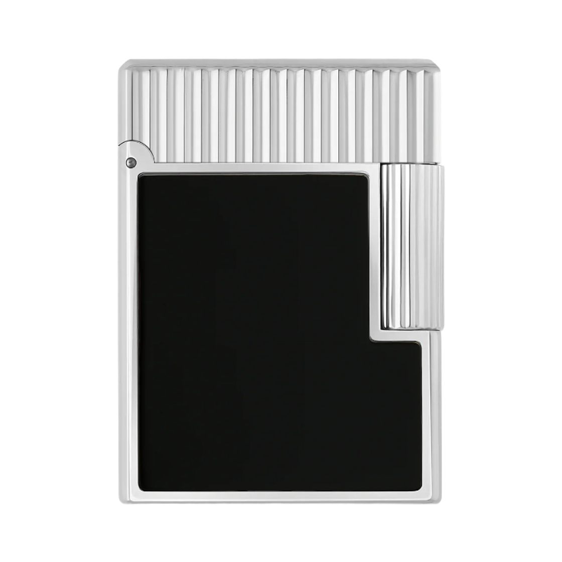S.T. 듀퐁 라인 1 래커 라이터 블랙 실버(S.T. Dupont Ligne 1 Lacquer Lighter Black Silver) - 1